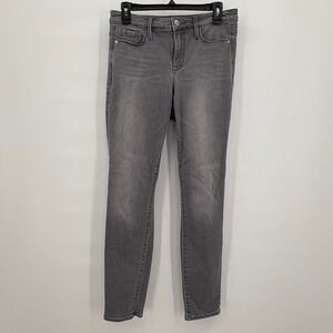 Athleta‎ Sculptek Skinny Jeans Womens 6 Grey Wash Stretch Denim Mid Rise
